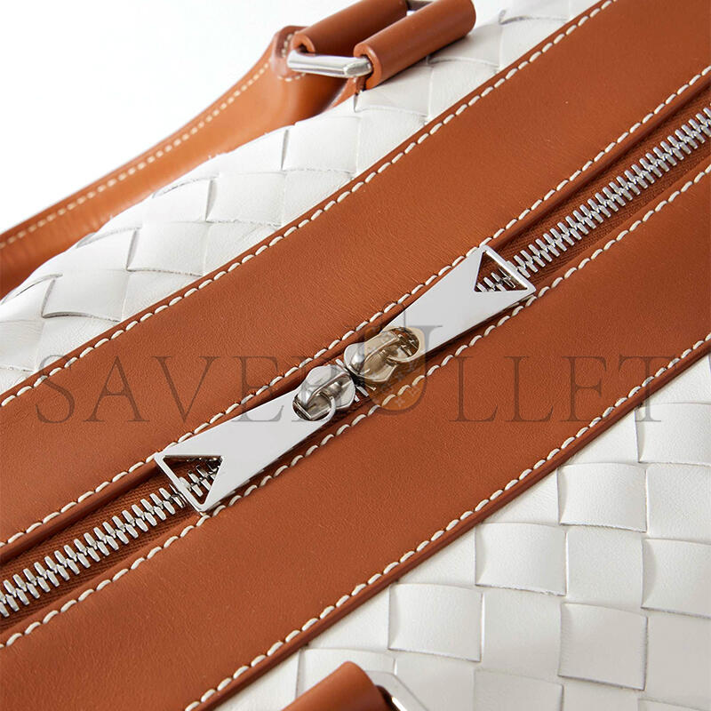 b0tt*ga Ven*ta intrecciato leather weekend bag (50*28*24cm)
